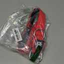 TSPRO Tactical Dog Collar 1.5 Inch Wide Thick Dog Collars with Heavy Duty Metal Buckle, Durable, Strong, Adjustable for Medium to Large Dogs (Red L)