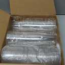 Etersky 50 Pack 12 oz Round Bottom Plastic Cups with Sip Lids, Strawless To Go Iced Coffee Latte Cups, Disposable Clear Boba Tea Smoothie Cup for Cold Beverage Shops, Party, Picnics, Takeout, Office