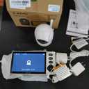 VTimes Video Baby Monitor with Camera and Audio, 3.2" Color LCD Scree, Remote Pan-Tilt-Zoom, Baby Monitor Camera, Infrared Night Vision, Temperature Display, Lullaby, Two Way Audio and VOX Mode