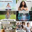 Jet International Amethyst Obelisk Tower  Natural Crystal Healing Stone for Energy, Meditation & Chakra Balancing  Spiritual Home Decor & Gift  Polished Purple Quartz Point (3 inch)