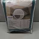 Waterproof Blanket for Bed King Size, Leak Proof Dog Couch Blankets Reversible, Pet Throw Sofa Furniture Protector Machine Washable-82 x108,Green+Cream