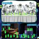 60 Pcs Mini Alien Figures Glow in The Dark Small Little Tiny Aliens Figurine to Hide and Seek for Space Party Favor Prank Rubber Toys Bulk Gifts Goodie Bag Fillers Cake Topper (Amazing)