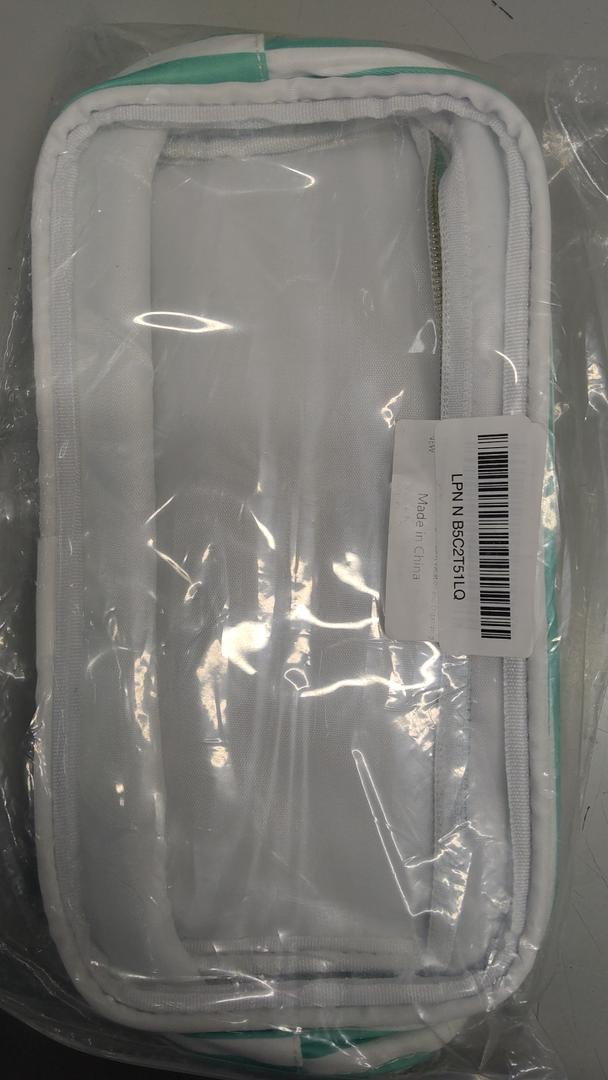 4Pcs Waterproof Cosmetic Bags PVC Transparent Zippered Toiletry Bag with Handle Strap Portable Clear Makeup Bag Pouch for Bathroom, Vacation and Organizing