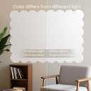 Scalloped Bulletin Board 48x36 inches, Decorative Felt Pin Board for Wall