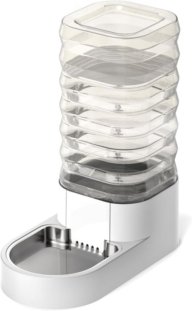 Gravity 6.5L Dog and Cat Water Bowl Dispenser, Automatic Stainless Steel Dog Water Bowl, 100% BPA-Free
