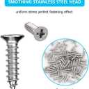 4 Pieces Stainless Steel Straight Brace (6.1 x 0.7 inch156 x 18 mm) Flat Straight Braces, Straight Brackets, 24 Pieces Screws Included