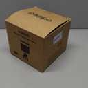 EDISHINE Tripod Table Lamp, Small Cute Bedside Lamp with Linen Beige Lampshade, Nightstand Lamp for Nursery, Bedroom, Kid Room, Living Room, Light Brown Wooden Base, E26 Socket, 14.2 Inch