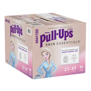 Pull-Ups Girls' Skin Essentials Potty Training Pants, Training Underwear, 2T-3T, 60 Ct 