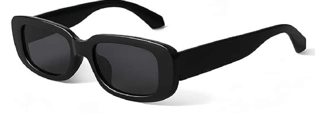 BUTABY Rectangle Sunglasses for Women Retro Driving Glasses 90’s Vintage Fashion Narrow Square Frame UV400 Protection