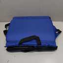 Everlasting Comfort Stadium Seats with Back Support - Adjustable Memory Foam Bleacher Chairs with Back and Cushion, Portable, Easy Folding Stadium Seat Cushion with Storage Pocket (02. Blue)