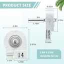AMI PARTS DA31-00146J Evaporator Fan Motor Refrigerator BLDC Motor. 1920, DC12V, 230MA, 2.8W Fit for sam-Sung Refrigerator Replaces 2030148, AP5326111, PS4138378, EAP4138378