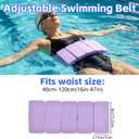 5 Pcs Water Dumbbells Aquatic Exercise Combo Set, Pool Exercise Equipment for Adults with EVA Pool Weights Dumbbells, Swim Belt & Swimming Aquatic Gloves for Swim Fitness, Water Aerobics Equipment Set