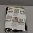 Magnetic Screen Door -Fit for Door Size:32x80 Inch, Hands Free Mesh Partition, Heavy Duty Screen Door Mesh Curtain Keeps Bugs Out, Frame Hook & Loop, Pet and Kid Friendly, Itself Size 34x82 (Polyester-Black)