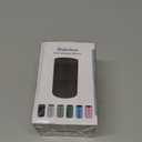 Waterless Essential Oil Diffuser, 7 Colors LED Light, Battery Powered Mini Scent Air Machine, Aromatherapy Mist Diffuser for Home Room Car Office Black Aluminum Alloy