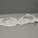 Women's Lace Plunge Bra Sexy Underwire Bralette Plus Size See Through Unlined Bras 38B