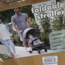 Lightweight Travel Stroller for Baby & Toddlers - Easy Fold & Compact Stroller with Canopy, Storage Basket, Multi-Position Recline & Convenient One-Hand Fold (Grey)