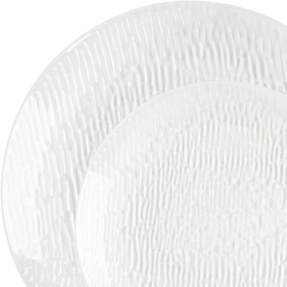 Icicles Plates Clear 7"+9" Case of 128 (4 packs x 32)