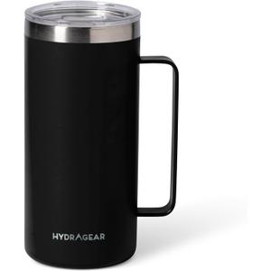 Roast Double-Wall Insulated Stainless Steel Mug - 25 Oz - Black Powder Coat