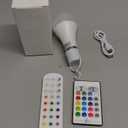 2 Pack 5200mAh Rechargeable Light Bulbs with Remote E26 Battery Operated Light Bulb for Lamps and Sconces,Dimmable Wireless Emergency Light Bulbs with Hook,3 Color Temperatures & 12 RGB Color Changing