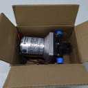 RV Water Pump 4008-101-A65/E65 | 3.0 GPM - 55 PSI | 12V Camper RV Water Pump | On Demand Diaphragm | Quiet & Smooth Operation | Self Priming | Quick Attach Fitting | 1 Pump + 1 Strainer
