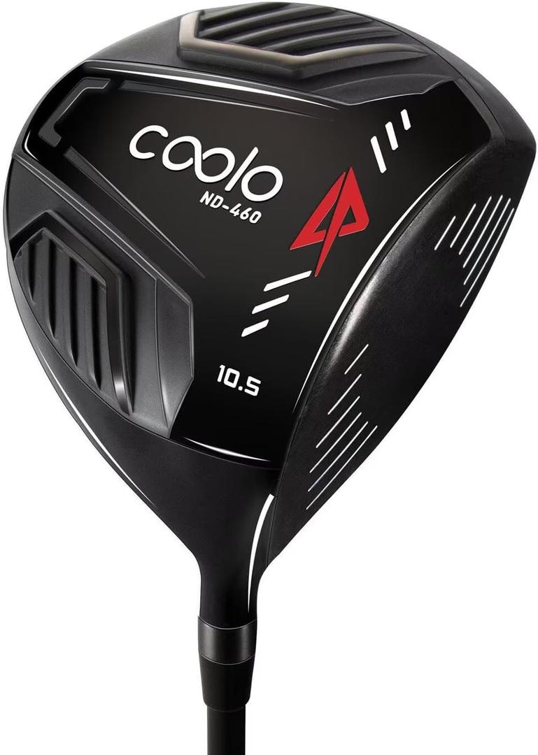 COOLO Golf Driver for Beginners & Intermediate, Forgiving & Easy Launch (10.5°, Regular, Right, Black)
