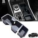 SENSHINE Center Console Cup Holder for Kia Sorento 2021 2022 2023 2024 2025 2026 Accessories Cup Holder Inset TPE Drink Holder Organizer Cupholder Protector Mats Pad Interior Decoration Black