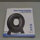 TV Antenna Indoor for Local Channels, 2025 Long Range Antenna for Smart TV 360 Reception,Digital TV Antenna for All Smart/Old TVs, Supports 4K 1080P HD VHF UHF