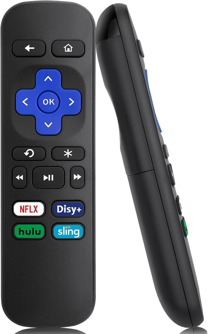 Universal Replacement Remote Control for Roku Express, for Roku Premiere, for Roku Box, for Roku Player, for Roku 1 2 3 4 -NOT for Stick or TV