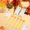 50 Sets Little Pumpkin Baby Shower Favor Pumpkin Pens Bulk Fall Pens Thanksgiving Pens with a Message from The Bump Cards for Autumn Gender Reveal Party Return Souvenirs Gifts