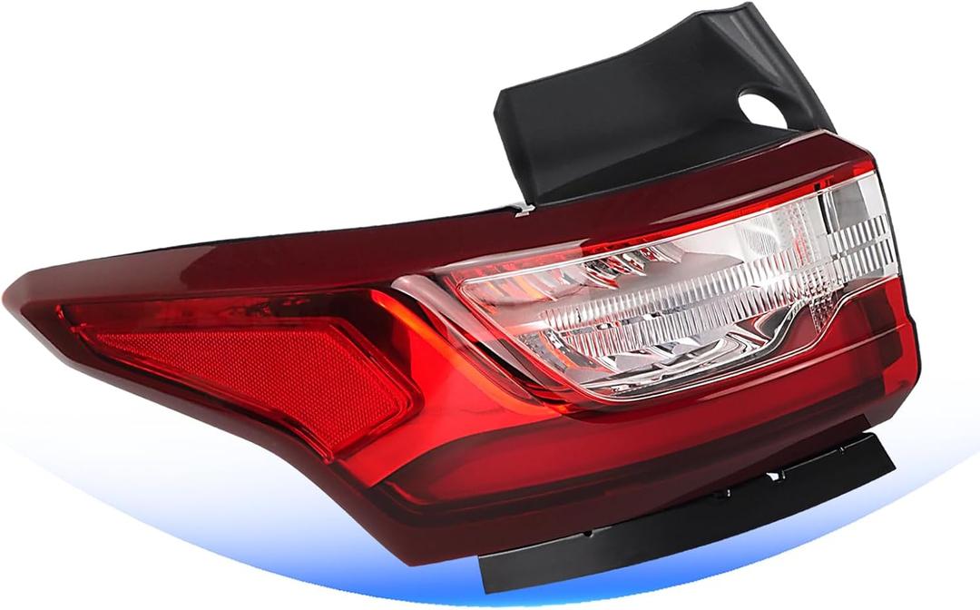 LED Tail Light Assembly Compatible with Chevy Traverse 2018 2019 2020 2021 Rear Brake Turn Signal Outer Taillight Replacement 84618033 GM2804130 (Left Driver Side)