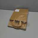 qiqee 30-Packs Brown Gift Bags with Handles Bulk 10.8"x8.3"x4.3" Medium Size Kraft Paper Bags Multiple Uses (Medium Size)