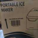 Antarctic Star Countertop Ice Maker Machine, 26Lbs/Day Fastest 6‑Min Ice, Dark Black