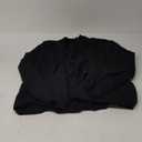 Men's Shawl Collar Long Sleeve Cardigan Knit Open Front with Pockets (X-Large, Black)