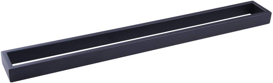 GERZWY Matte Black 30-Inch Bathroom Towel Bar SUS 304 Stainless Steel Bath Towel Bar Modern Style Wall Mount HG17702-BK
