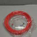 Microwave Cover for Food, Silicone and Glass Splatter Guard Lid for 6–7–8–9-10-10.5 inch Plates & Bowls. By EZY ACTIVE, Red