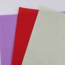 KCS 3 pc of 15" x 18"(38cmx45cm) Counted Cross Stitch Cotton Aida Cloth Needlework Rolled Fabric Box,18CT,Light Green+Lavender+Red