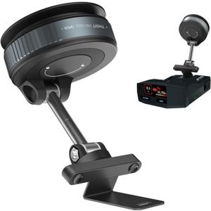 Radar Detector Mount, Car Radar Bracket Suction Cup Holder, Foldable Windshield Radar Detector Suction Mount Compatible with Uniden R7 R8 R8w Radar Detector