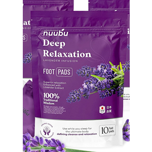 Deep Cleansing Foot Pads for Stress Relief, Better Sleep & Foot Care | Premium Japanese Organic Foot Patches with Ginger Powder | Natural Effective Foot Patch to Boost Energy
