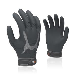 Vgo... NGG X1 Seamless Gription Work Gloves, Mens Work Gloves, Anti-slip Gloves for Warehousing &Truck drivers, Oil Resistant Gloves(1 Pair,M,Gray,TP1112)