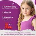 Iron Supplement Gummies for Kids - with Calcium, Zinc, Kids Multivitamin with Iron Gummies - Immune Support, Blood Builder & Energy Support for Iron Deficiency, Anemia, Vegan - 60 Count Grape Flavor EXP: 09-20-27