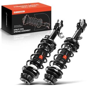 A-Premium Front Pair (2) Complete Strut & Coil Spring Assembly Compatible with Nissan Versa 2012-2019, Versa Note 2014-2019, Driver and Passenger Side