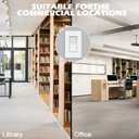 ThunderWay Matte White 3 Way Decorative Light Switch, 15Amp, 120V/277V, AC Decorator Rocker Paddle Wall Switch Replacement, Self-Grounding, Residential and Commercial Grade, UL Listed, 30 Pack