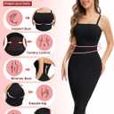 SLIMBELLE Strapless Shapewear for Women Under Dresses Tummy Control Slip Dress Seamless Full Body Shaper, XL (Black, XL)