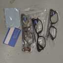 BLS BLUES Reading Glasses for Women for Home, Office & Driving - HD Clear Readers with Blue Light Blocking Protection +0.5
