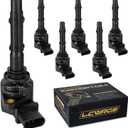 Set of 6 Ignition Coil Packs for 3.5L V6 Mercedes Benz E350 ML350 GLK350 R350 C230 C280 C300 C350 SLK350 CLK350 2006 2007 2008 2009 2010 2011 2012 2013 Coils Replaces UF535 UF585
