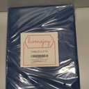 Rectangle Table Cloth Linen Farmhouse Stainproof Waterproof Washable Polyester Oblong Rectangular Fabric Table Cover for Kitchen Dining Dinner (Navy Blue01, 84" x 60" (Rectangular))