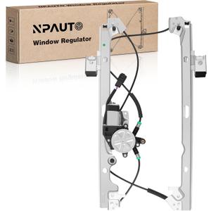 Front Driver Side Power Window Regulator with Motor fit for 2007 2008 2009 2010 2011 2012 2013 Chevy Silverado 1500 2500 3500 HD Avalanche Suburban Tahoe, GMC Sierra Yukon XL, Left, 741-442