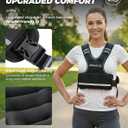 BAGAIL Adjustable Weighted Vest for Women 4-10lb/12-18lb/20-32lb, Comfortable U-Neck Rucking Vest with 6 Removable Weights, Storage Pocket and Reflective Strips for Walking, Jogging, Weight Loss