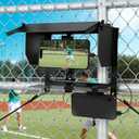 Game Changer Mounting Kit,Camera Fence Clip Holder Mounting Kit For Game Changer With Iphone, Insta 360 And Other Action Cameras, For Recording Baseball, Tennis, Sports Games(Black Version-L)