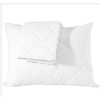 Quilted Pillow Protectors Queen Pair 20x30 Inches Extra Soft Thick Ultra Plush White Zippered Set of 2